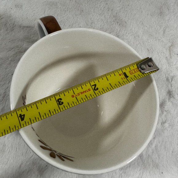 Lilly Pulitzer Blue Floral Ceramic Mug Cup Gold Handle 12fl oz - Picture 7 of 7